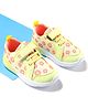 Cute Walk by Babyhug Velcro Closure Sneaker Shoes With Floral Print - Yellow