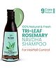 Nat Habit Sulfate-Free Natural Tri-Leaf Rosemary Hair Fall Control Shampoo, Navdha Shampoo For Women And Men - 250ml