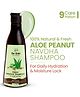 Nat Habit Aloe Peanut Navdha Shampoo - Natural Cleanser for Women & Men, Locks Intense Moisture, Renders Sheen, 250ml