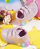 KATS Striped Detailed Velcro Closure LED Shoes - Pink