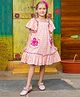Jilmil Girls Pink Octopus Patchworkd Cotton Dress
