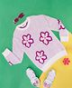 Pantaloons Junior Cotton Full Sleeves Floral Printed Sweater - Lilac