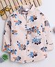 BAATCHEET Cotton Full Sleeves Floral Printed Shirt - Plum