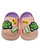 Little Surprise Box Movable Dino Charms All Season Slip On Clogs - Pink