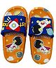 Little Surprise Box Space Theme All Over Print Slip On Flip Flops  - Orange