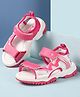 Cute Walk by Babyhug Sandals With Velcro Closure - Fuchsia