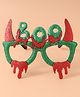 Text Designed Halloween Photo Props Sunglasses - Green
