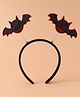 Halloween Hair Band with Bat Design - Red