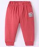 Ollypop Single Jersey Full Length Lounge Pant With Patch Detailing - Pink