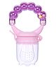 DOMENICO Rattle Silicone Food & Fruit Nibbler - Purple