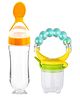 DOMENICO Fruit And Food Rattle Nibbler & Feeder - Yellow