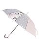 CHAATEWALA Teddy Bear Detailed Umbrella - Blue & White