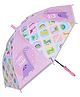 CHAATEWALA Dinosaurs & Texts Printed Umbrella - Pink