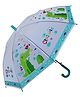 CHAATEWALA Crocodile & Fish Printed Umbrella - Multi Colour