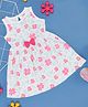 Pantaloons Baby Sleeveless Floral Print Dress - White