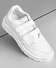 Pine Kids Velcro Closure School Shoes - White