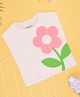Pantaloons Junior Sleeveless Floral Printed Tee - Barely Pink