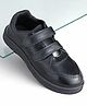 Pine Kids School Shoes with Velcro Closure - Black