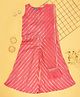 YU by Pantaloons Sleeveless Gota Lace Embellished Lehenga Choli & Dupatta Set - Pink