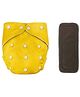 Sparkle Joy Free Size Reusable Cloth Diaper With Insert - Yellow