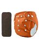 Sparkle Joy Free Size Reusable Cloth Diaper With Insert - Orange