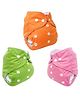 Sparkle Joy Free Size Reusable Cloth Diaper Without Insert Pack Of 3- Multicolor