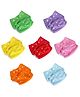 Sparkle Joy Free Size Reusable Cloth Diaper Without Insert Pack Of 7 - Multicolor