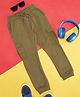YU by Pantaloons Solid Joggers - Light Olive