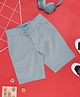 YU by Pantaloons Solid Shorts - Medium Grey