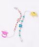 The Little Lookers Silicone Pacifier Clip for Baby Boys and Girls, Fits Most Pacifiers and Teething Toys Pack of 2 - Blue & Baby Pink.