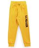 US Polo Assn Cotton Knit Full Length Lounge Pant with Brand  Text Patch - Yellow
