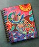 Archies Beautiful Peacock Themed Notebook-Multicolor