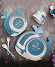 The Bamboo Co Bamboo Kids/Baby Feeding/Dinner Set of 5- Witty Whale