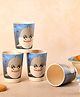 THE BAMBOO CO Kids Drinking Bamboo Glass- Set Of 4- Shark 280 ml