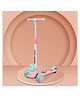 R for Rabbit Road Runner Ryder Kids Scooter, 3 Level Adjustable Height Wide Deck & PU LED Wheels Kick Scooter with Brake for 3+ Years Kids, Weight Capacity Upto 50kgs (Pink Blue)