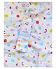 Outfit Collections Cute Print Organic Swaddles Wrap  Cotton Muslin pack of 1 - Multicolor