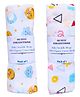 Outfit Collections 100% Organic Cotton Muslin Swaddles Blanket pack of 2 - Multicolor