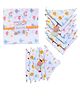 Outfit Collections New born Baby Gift Set 100% Organic Cotton Muslin  Pack Of 13 - Multicolor