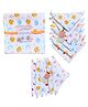 Outfit Collections New born Baby Gift Set 100% Organic Cotton Muslin  Pack Of 13 - Multicolor