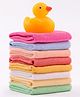 Ben Benny Terry Knit Wash Cloths with Duck Solid Colour Pack of 8 L 23.5 x B 23.5 cm - Multicolor