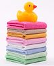 Ben Benny Terry Knit Wash Cloths with Duck Solid Colour Pack of 8 L 23.5 x B 23.5 cm - Multicolor