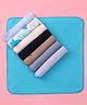 Ben Benny Terry 100% Cotton Knit Wash Cloths with Dolphin Print Pack of 8 L 21.5 x B 21.5 cm - Multicolor