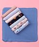 Ben Benny Terry 100% Cotton Knit Wash Cloths with Plain Print Pack of 8 L 21.5 x B 21.5 cm - Multicolor