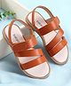 Babyoye Sandals with Velcro Closure  - Brown