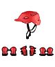 Steelbird Skating / Cycling Helmet along with Protector- Red -M