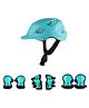 Steelbird Skating / Cycling Helmet along with Protector- Sea Green -M