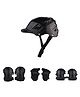 Steelbird Skating / Cycling Helmet along with Protector- Black-XXS