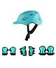 Steelbird Skating / Cycling Helmet along with Protector- Sea Green-XXS
