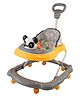 JoyRide Kidzoo BabyGo Musical Panda Walker Compact Foldable Activity Walker with Adjustable Height & Parental Handle for Boys|Girls  Yellow