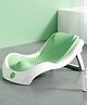 Polka Tots Tiny Tubsy Baby Bather Lightweight With Soft Rubber Newborn Bath Tub Rack - Green